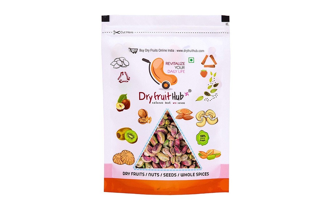 Dryfruit Hub Plain Pista Without Shell    Pack  250 grams